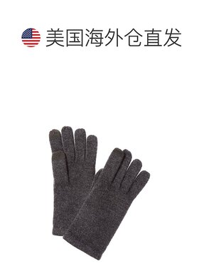 自营sofiacashmere Touch Screen Cashmere Glove - gre 美国奥