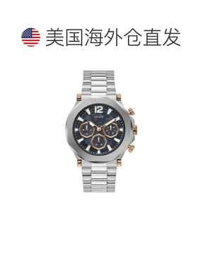 自营Guess Stainless Steel Dress Men's Watch - gray 美国奥莱