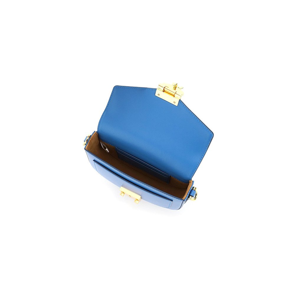 1h可退 MCM 女士斜挎包 MWRBAPA01H9 SS2022 蓝色 Mcm patricia c - 图0