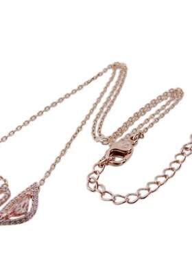 日本直邮SWAROVSKI 项链DazzlingSwan项链粉红金5469989