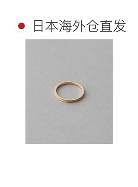 日本直邮ete 女士 K10黄金凹形简约戒指 710993