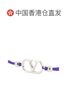 香港直邮VALENTINO 女士手链手镯 WJ0X85KAZ817 SS2025 蓝色 徽标