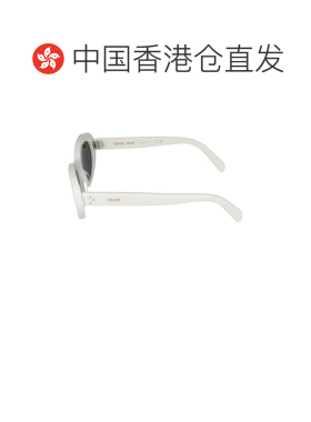1h可退 香港直邮Celine 思琳 女士 徽标太阳镜 CL40193I white白