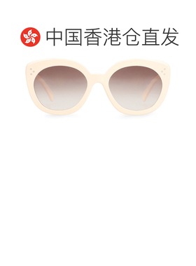 香港直邮CELINE 女士太阳镜 4S295CPLB01AV AW2024 米白色 CELINE