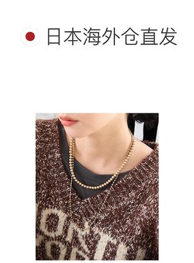 1h可退 日本直邮FREAK'S STORE 女士 真鍮材质 多层球链叠戴项链