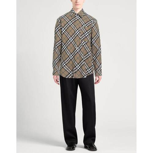 1h可退 【美国直邮】burberry 男士 衬衫长袖花衬衫 - 图0