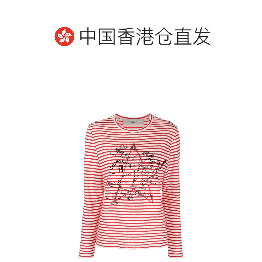 香港直邮GOLDEN GOOSE DELUXE BRAND 女士T恤 GWP00856P000645812 - 图1