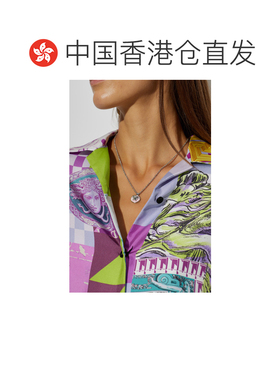 香港直邮VERSACE 男士项链 10244711A006384JUP0 AW2026 银色配饰