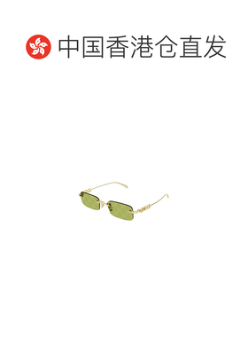 香港直邮GUCCI 男士眼镜 GG1808S002 SS2025 绿色 矩形太阳镜古驰
