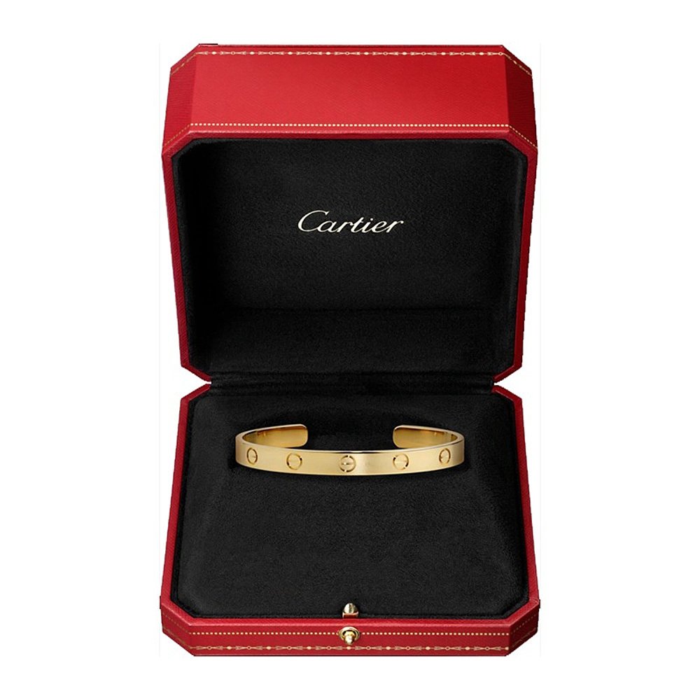 CARTIER/卡地亚 经典LOVE系列 18K金黄金手镯B6032417