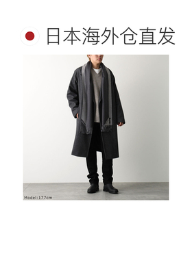 日本直邮PRADA 普拉达 女士羊绒双面提花Logo流苏围巾 2FS055 2CO