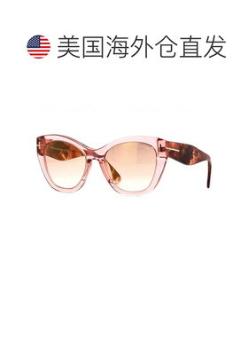 自营Tom Ford Sunglasses Cat Eye Full Rim, Transparent Pink F