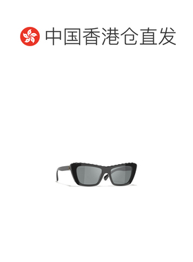1h可退 香港直邮CHANEL 女士眼镜 CH5540C888S4 CO 灰色 徽标太阳