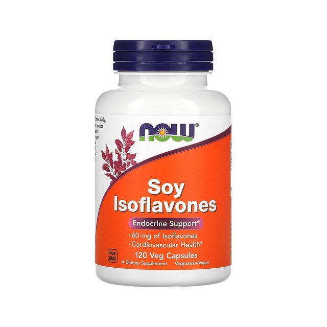Hong Kong Direct Now Foods Nuo Soy Isoflavone Capsules ອາຫານເສີມ ອາຫານເສີມ 120 ຮູບແບບໃຫມ່