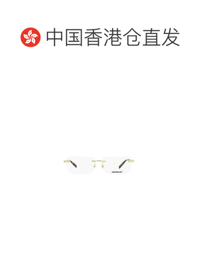 香港直邮MONTBLANC 男士太阳镜 MB0030OMETAL005 AW2024 白色
