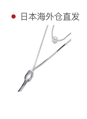 1h可退 日本直邮NATURAL BEAUTY BASIC 3way 结饰设计项链珍珠