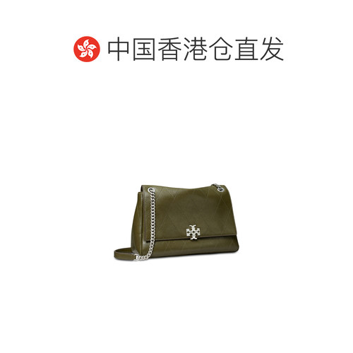 香港直邮TORY BURCH 女士单肩包 185828325 AW2026 姜黄色 CHARLI - 图1
