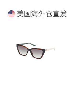 自营Guess Resin Women's Sunglasses - brown 美国奥莱直发