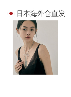 日本直邮tanakadaisuke 女士 水晶丝带链式项链 126587004