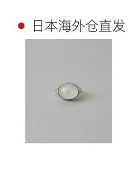 日本直邮ete女士斯诺多姆戒指 三色树脂叠层设计 仿雪花闪粉装饰