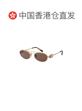香港直邮MIU MIU 女士太阳镜 0MU54ZSZVN70D SS2026 金色 0MU 54Z