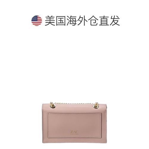 Zac Posen Earthette迷你链条皮革单肩包-银色【美国奥莱】直-图1