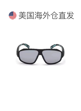 自营 adidas阿迪达斯SP0025S飞行员太阳镜-闪亮的黑烟 美国奥莱直