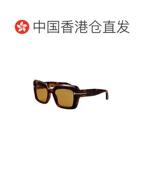 香港直邮TOM FORD 女士太阳镜 FT131853E SS2026 棕色 Leila-02