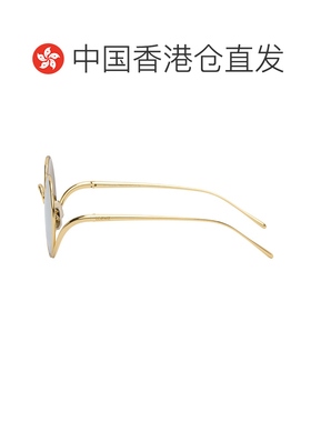 香港直邮LOEWE 罗意威 女士 金色 Island 太阳镜 LW40187U50
