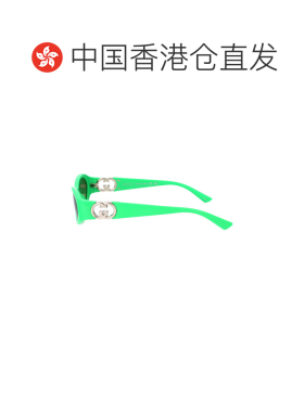 香港直邮GUCCI 女士眼镜 GG1660S005 CO 古驰 绿色几何太阳镜