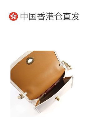 香港直邮COACH/蔻驰女包奢侈品简约白色单肩包斜挎手提链条包C348