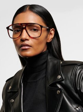 Saint Laurent 圣罗兰 女士 沙色飞行员眼镜