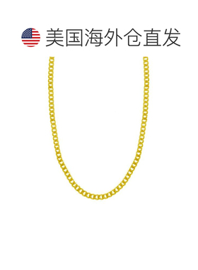 1h可退 【美国直邮】现在这款|锁链项链，镀金和镀银，18 英寸