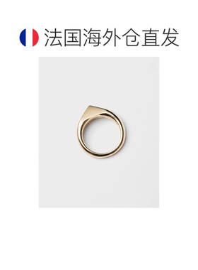 自营欧洲直邮Prada普拉达 Eternal Gold系列金色黄金三角形几何轮