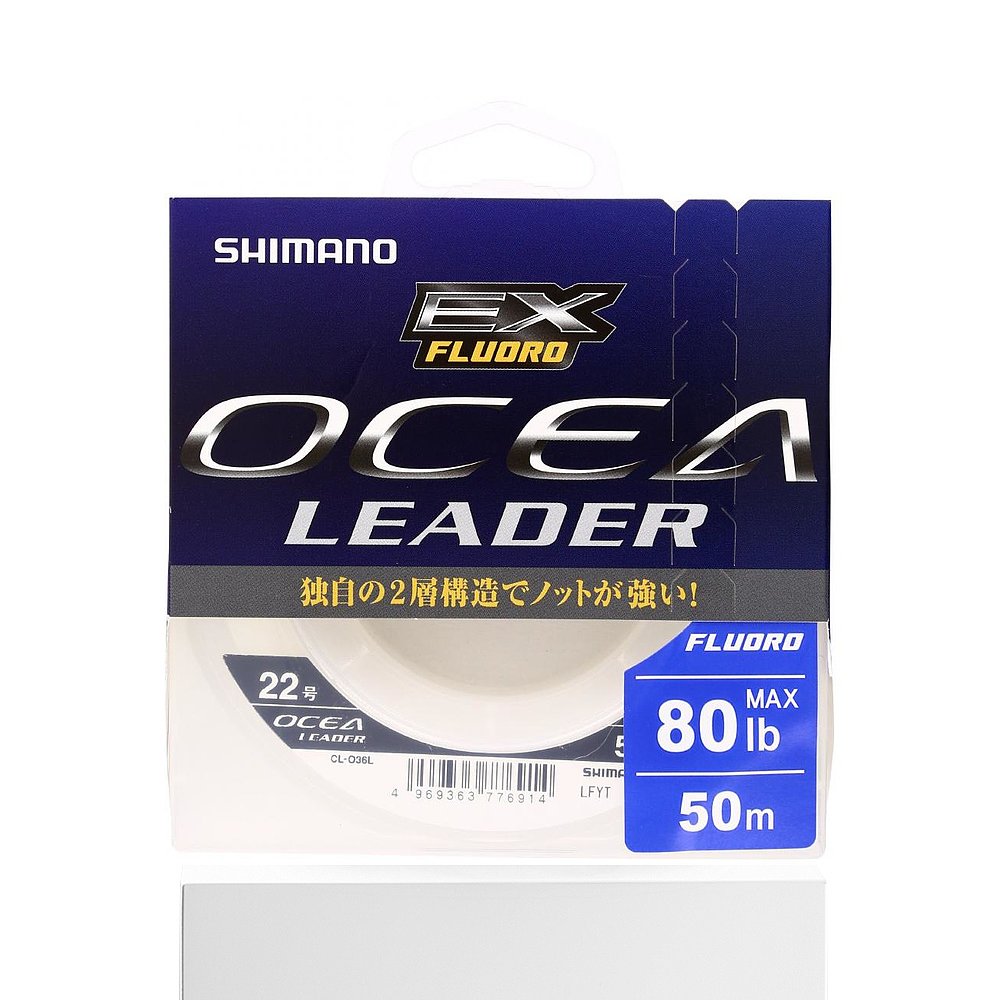 【日本直邮】禧玛诺 ocea EX Fluoro 50m 22号 80lb透明钓鱼线-图3