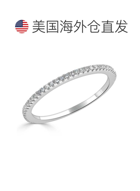 自营sabrina14K White Gold Diamond Eternity Band - white gold