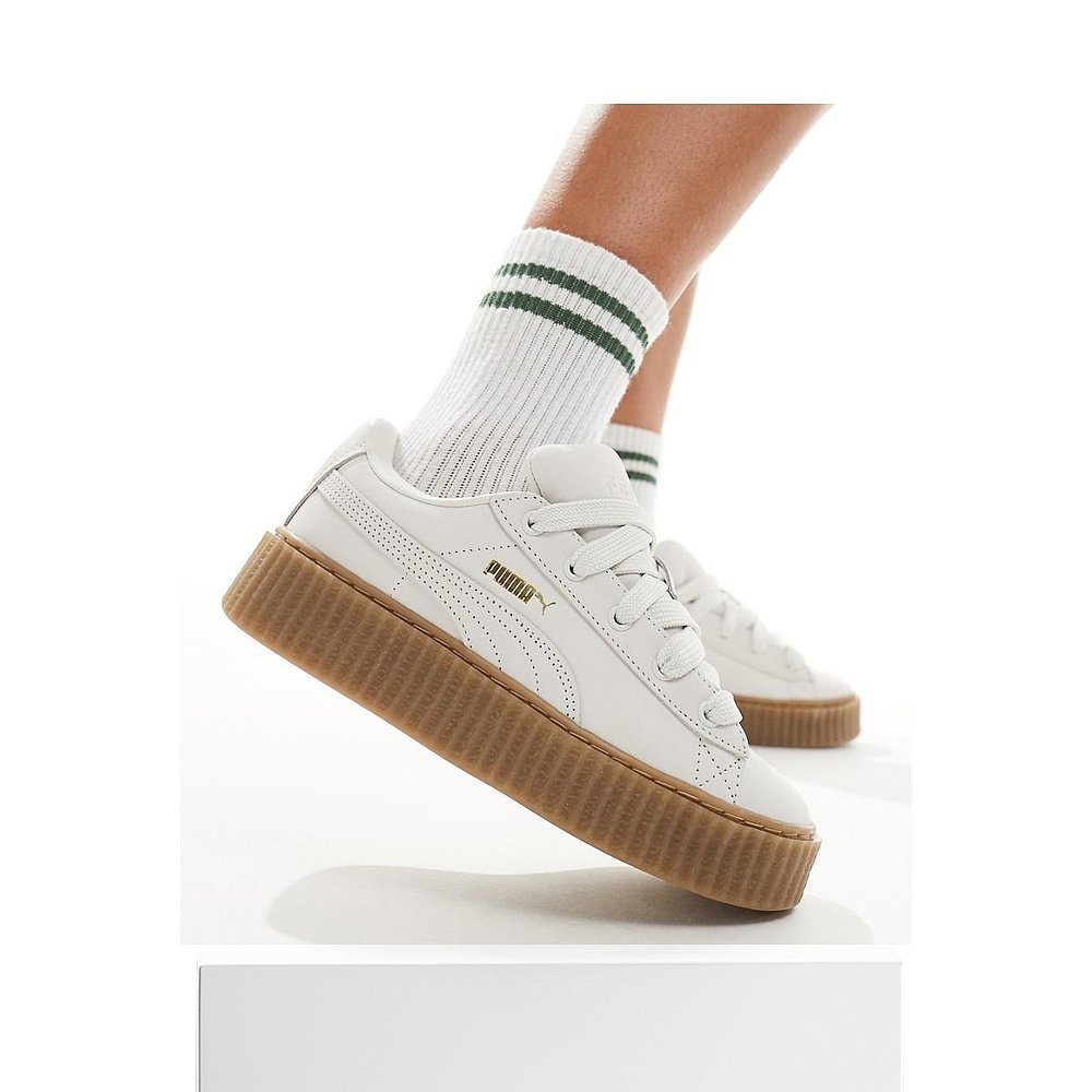 香港直邮潮奢 Puma 彪马 女士 x Fenty creeper 米白训练鞋 - 图3