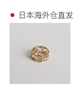 日本直邮cui-cui 女装 钻石镂空圆环吊坠 K10黄金 783865