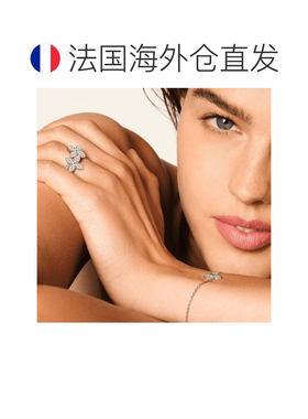 自营欧洲直邮LV路易威登 Idylle Blossom女士灰色白金老花花朵图