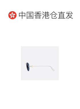 香港直邮DIOR 男士眼镜 CDDMR5UXRF2B0 SS2025 蓝色 圆形镜框太阳