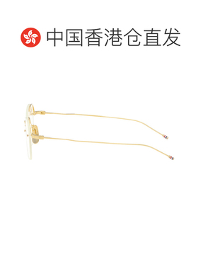 香港直邮Thom Browne 汤姆 布朗 男士 金色 Titanium Semi Rimles