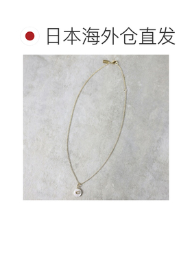 日本直邮Coach C Pearl Short Pendant 女士项链 37440611 硬币珍