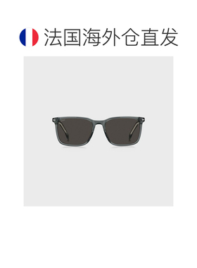 自营欧洲直邮HUGO BOSS雨果BOSS BLACK 灰色醋酸纤维太阳镜 银色