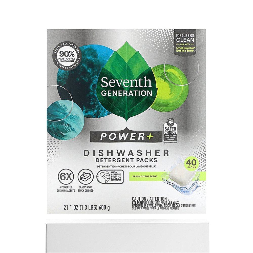 香港直发Seventh Generation七世代洗碗机清洁剂包高功率40块正品,淘宝优惠券,粉丝福利购,淘宝优惠卷
