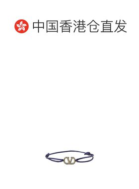 香港直邮VALENTINO 女士手链手镯 WJ0F81YAB7NV SS2024 蓝色 徽标