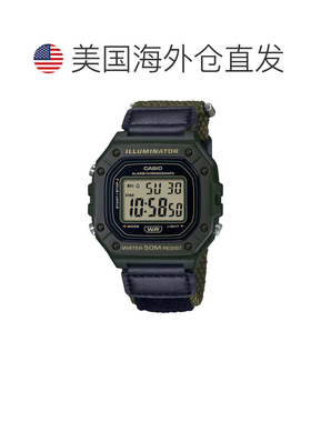 自营Casio Men's Water-Resistant Digital Watch with Black and