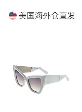 自营 GCDS Women 女士太阳镜 - 白色 美国奥莱直发
