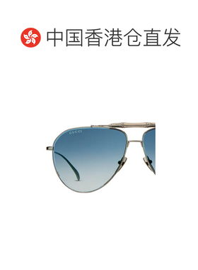 1h可退 香港直邮GUCCI 男士太阳镜 859554I33308140 SS2026 蓝色