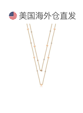 自营Suzy Levian 玫瑰纯银白色蓝宝石和珍珠 By-the-Yard 46\