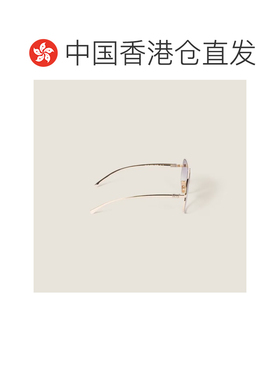1h可退 香港直邮MIU MIU 女士眼镜 0MUA56S5AK90L66 AW2025 银色
